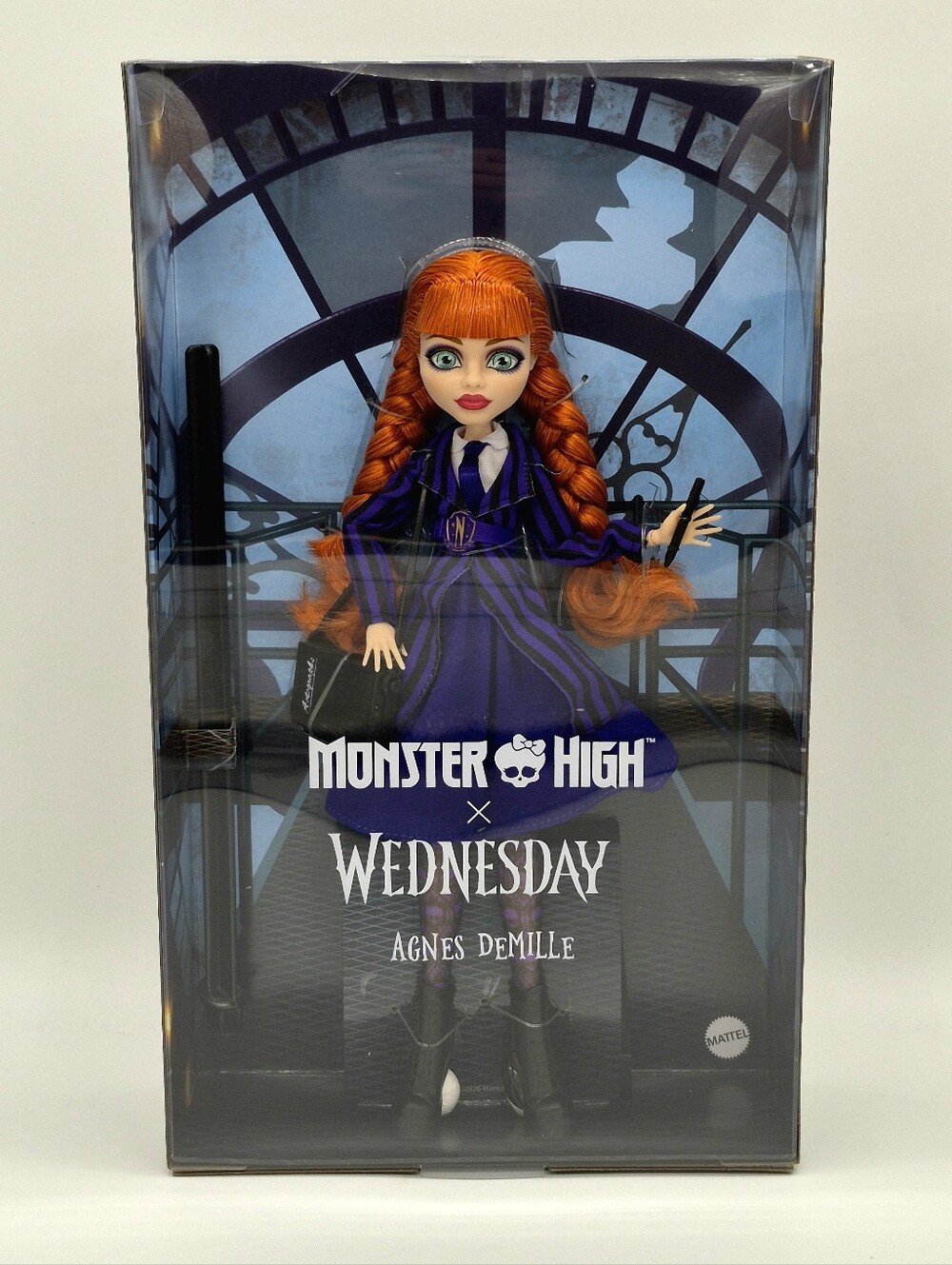Monster High Wednesday Agnes DeMille Doll New Sealed In Hand